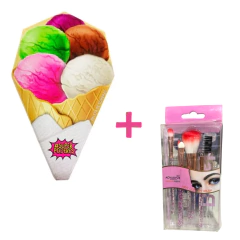 Maquiagem Infantil Completa Sombra + Pincel Make Criança/9