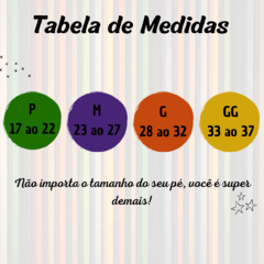 Meia 3/4 Infantil Colorida Cano Alto 3 Pares Modinha/5