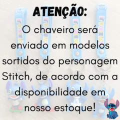 Chaveiro do Stitch Pingente Emborrachado c/ Mosquetão/3