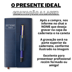Caderneta de Anotação com Caneta Personalizado para Presente/14