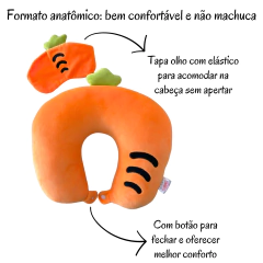 Almofada Travesseiro de Pescoço Infantil com Tapa Olho/5