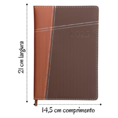 Agenda Personalizada 2025 com Logo Empresa Kit com 10 Und/10