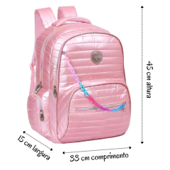Mochila de Costas Escolar Feminina Infantil Juvenil/3