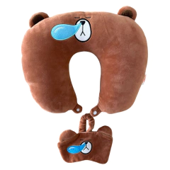 Almofada Travesseiro de Pescoço Infantil com Tapa Olho/15