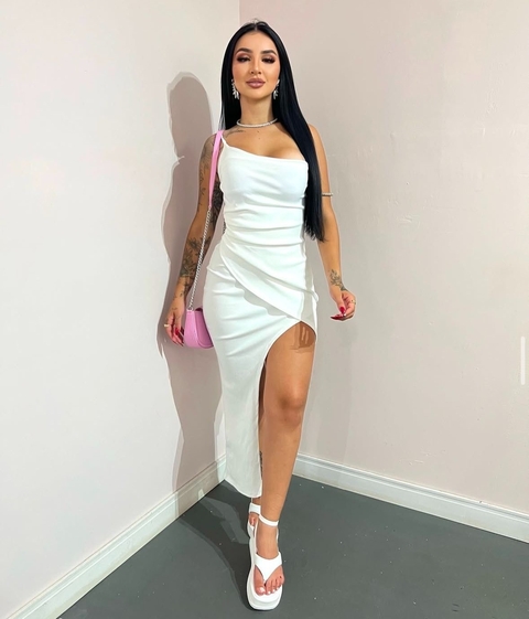 Vestido Mídi Pétala - comprar online