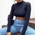 Cropped Costa Nua Manga Longa - Cartel 015