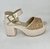 SANDALIAS CON GLITTER - PR 1481 CHAROL NUDE