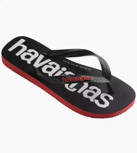 OJOTAS HAVAIANAS TOP LOGOMANIA 2 - ROJO RUBI