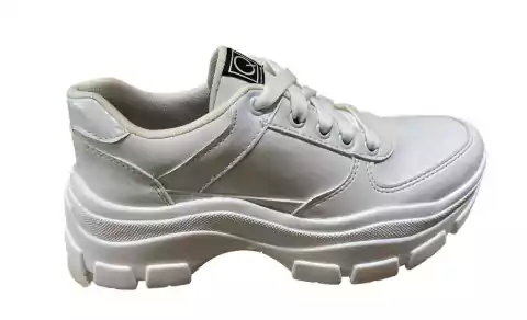 ZAPATILLA PLATAFORMA BLANCA-ART 1276.BLANCA