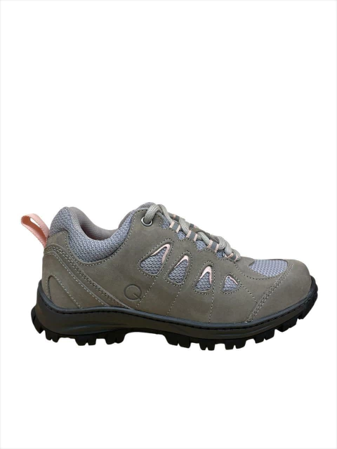 ZAPATILLA DE TREKKING OUTDOOR/ QUADRATO PULSE NOBUCK CONCRETO-GOPULSE.N.C.
