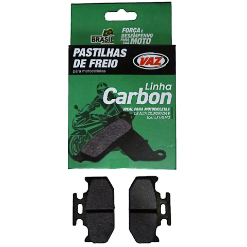 Pastilha Freio Traseiro Carbon, Suzuki RMX 250 1989-98 - VAZ