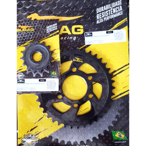 Kit Coroa e Pinhão 38/15 P 525 Royal Enfield Himalayan 411, Scram 411 - Durag