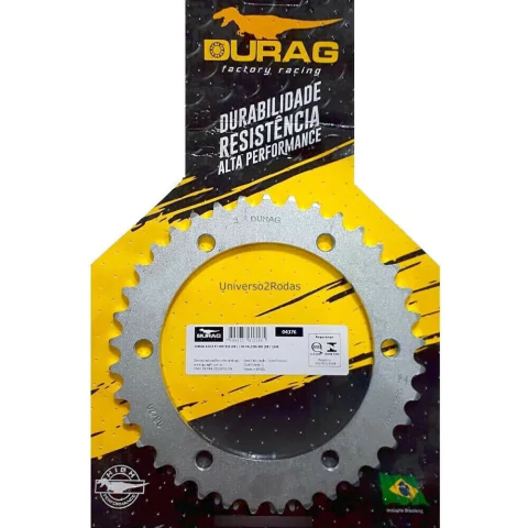 Kit Transmissão Relação 36/14 Honda XRE 300, Mais Velocidade Final - Durag/VAZ