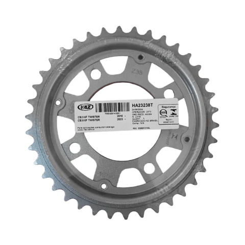 Coroa 38 P 520 Honda CB 250F Twister 2016-ed, CB 300F Twister 2023-ed - VAZ