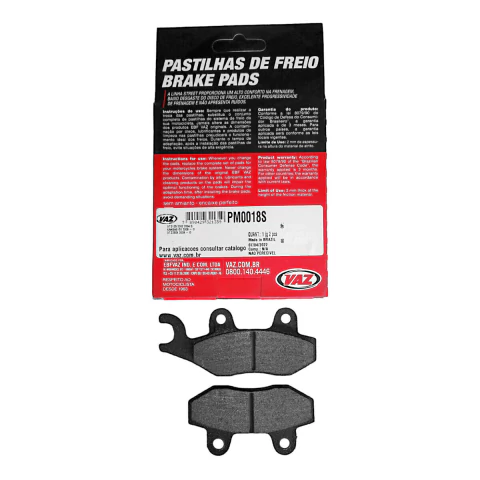 Pastilha Freio Street, Suzuki GRS 125 2012-16, GSR 150 i 2012-17 - VAZ