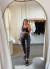 Pantalón cuerina chupin