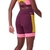 Bermuda Authen Grit Bossa 18 cm Vinho/Mostarda/Rosa Out/Inv 2025 na internet