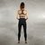 Calça Ciclismo Flets Basic Compression Feminina Preta com F Estanho na internet