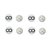 Coolbutton Botão de Fixação Branco