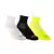Meia Esportiva Powersox Cano Curto - Pack c/ 3 Pares (branca/preto/fluor)