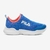 Tênis Fila Gamer Infantil Azul/Coral