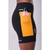 Bermuda Authen Grit Bossa 18 Cm Preto/Laranja Alto Verão 2025 - Tryrun