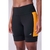 Bermuda Authen Grit Bossa 18 Cm Preto/Laranja Alto Verão 2025 na internet