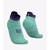Meia de Compressão Compressport Corrida V4.0 Cano Curto Verde/Roxo