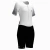 Macaquinho Triathlon C/Manga Mauro Ribeiro Racing Branco/Preto Fem - loja online