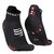 Meia de Compressão Compressport Corrida V4.0 Cano Curto Preto