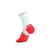 Meia de Compressão Compressport Cano médio Pró Marathon Branco/Coral - Tryrun