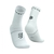 Meia de Compressão Compressport Cano Médio Pro Marathon V2.0 Branco/Preto