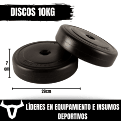 Disco pvc relleno 10kg - FAMFIT