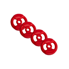 Kit 20 Kg 4 Discos De 5 Pesa Pvc Body Pump Mancuerna Famfit