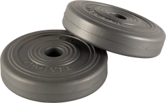 Kit 60kg sin agarre barra + mancuernas + discos - tienda online