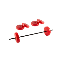 kit 15 kg sin agarre discos + barra + mancuernas - tienda online