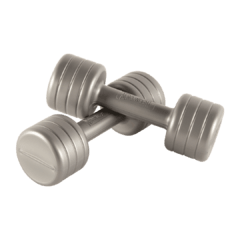 Par mancuernas de pvc rellena 3kg - FAMFIT