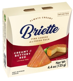 QUESO BRIETTE CREAMY & BUTTERY RED 125 G (ROJO)