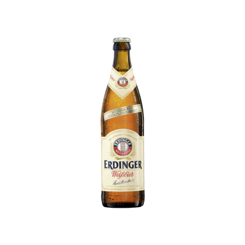 CERVEZA RUBIA ERDINGER BOT X 500 ML