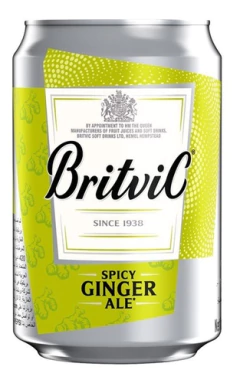 GINGER ALE BRITVIC LATA X 150ML X 24 UNID - comprar online