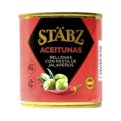 ACEITUNAS RELLENAS CON JALAPEÑOS STABZ 200 GR. - comprar online
