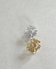 anel íris dourado - MIKBAH