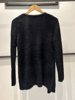 cardigan pelinhos preto - loja online