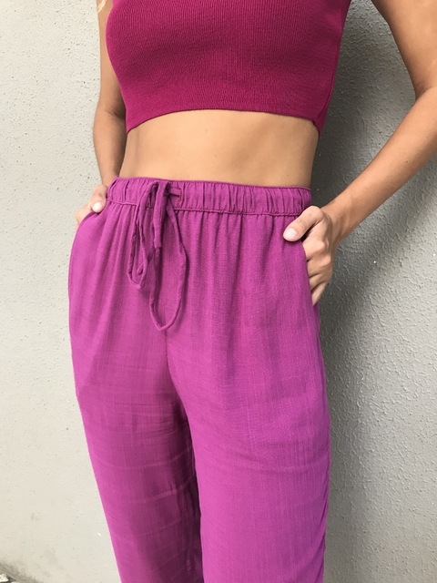 calça jogging fúcsia