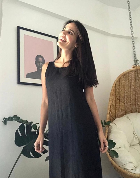 Vestido longuete laos preto - comprar online