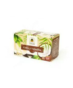 TÉ COCO Y VAINILLA SIN TACC X 20 SAQUITOS HIERBAS DEL OASIS - comprar online