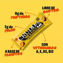 BARRITA PROTEICA BANANA TOFFEE X 40GR - CRUDDA - comprar online