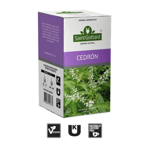 Cedrón té - Sin tacc - x 20 saquitos - Saint Gottard
