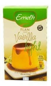 FLAN LIGTH VAINILLA SIN TACC X 60GR EMETH - comprar online