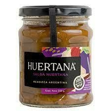 SALSA A BASE DE BERENJENA TOMATE CEBOLLA Y PIMIENTO SIN TACC X 310GR - HUERTANA